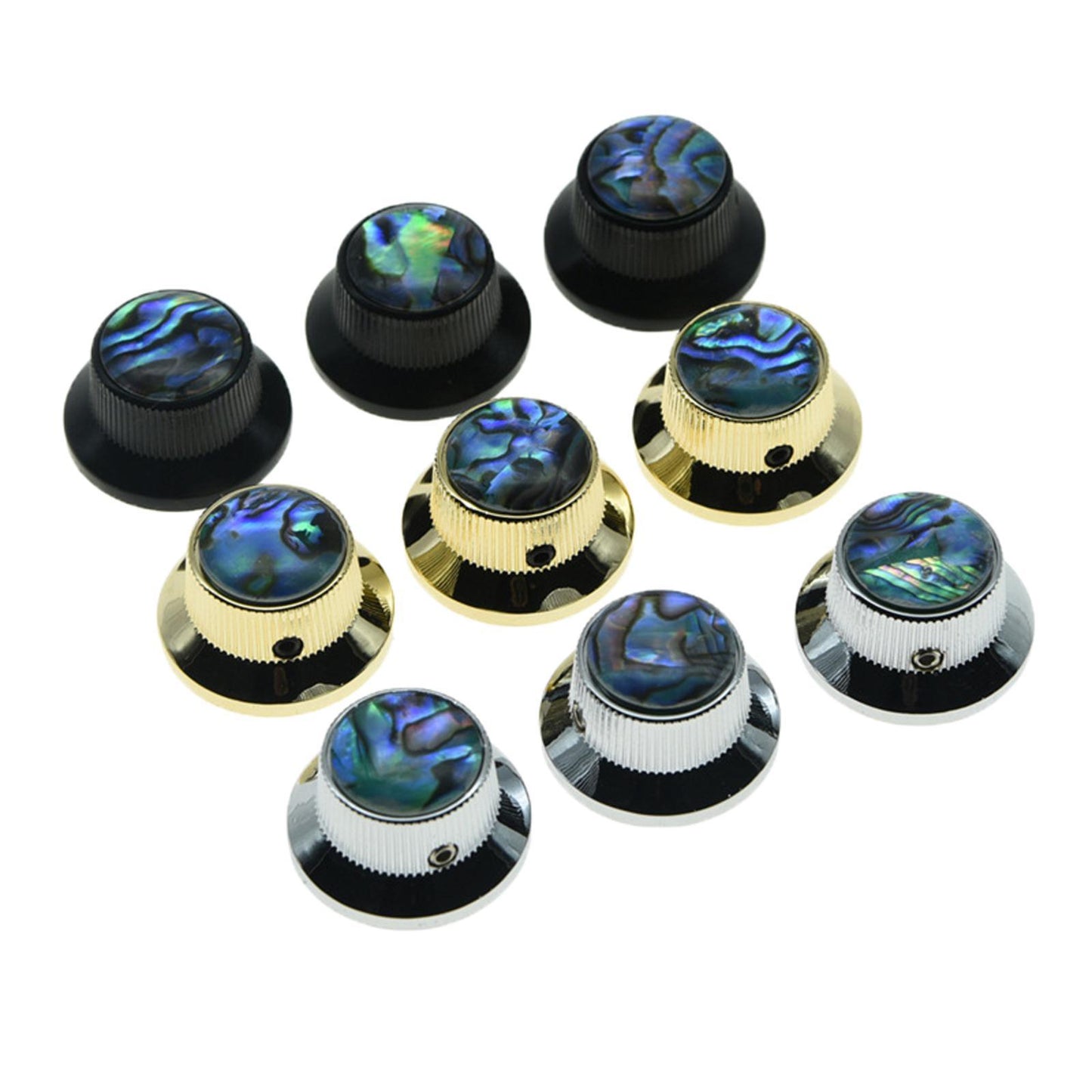 3pcs Guitar Control Knob Volume Knobs for Electric Guitar Instrument Golden