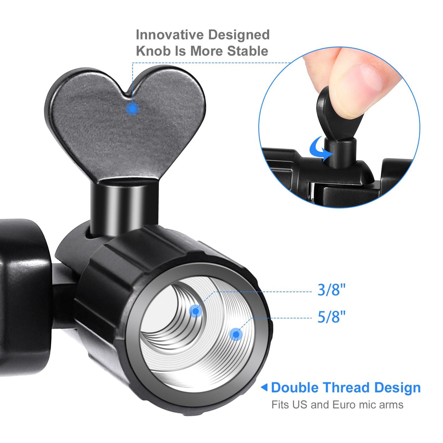 Broadcasting Recording Mic Shock Mount Microphone Holder for Blue Yeti B