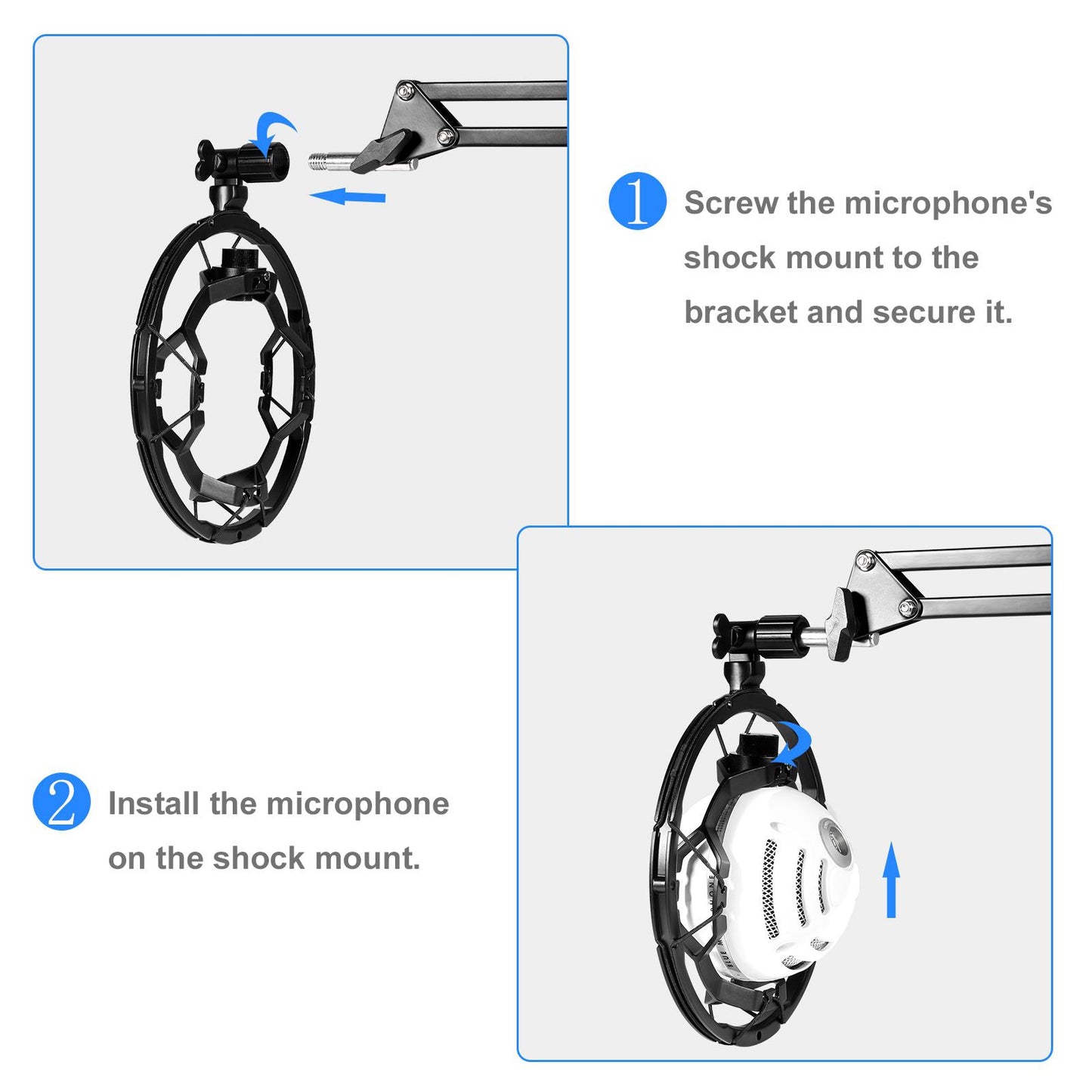 Broadcasting Recording Mic Shock Mount Microphone Holder for Blue Yeti B