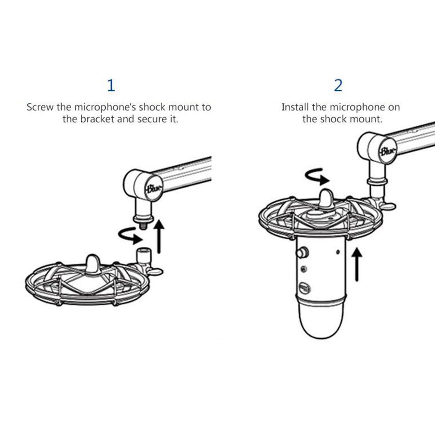 Broadcasting Recording Mic Shock Mount Microphone Holder for Blue Yeti B