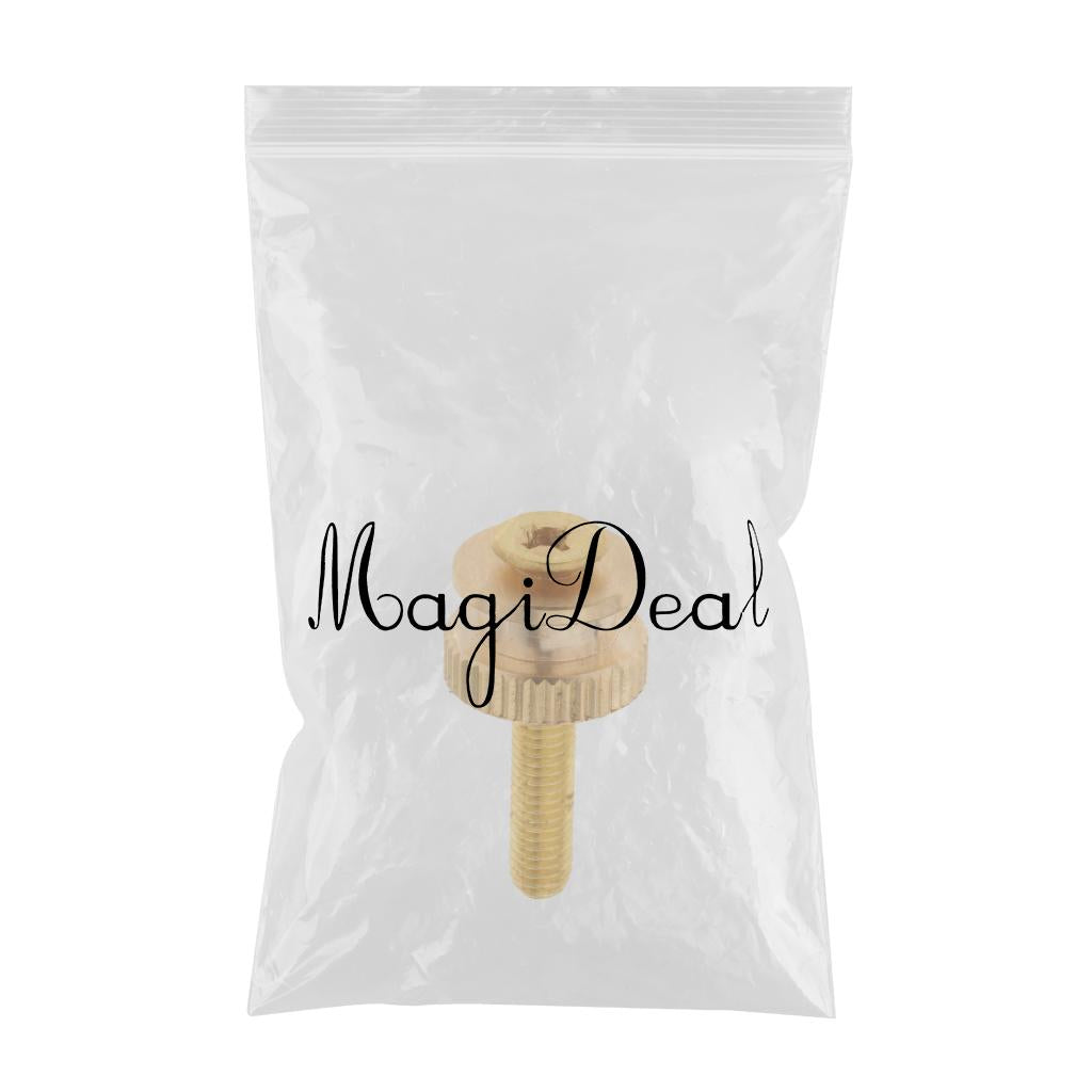 Guitar Bridge Pins Brass Cone String Nails for 6 String Acoustic Guitar