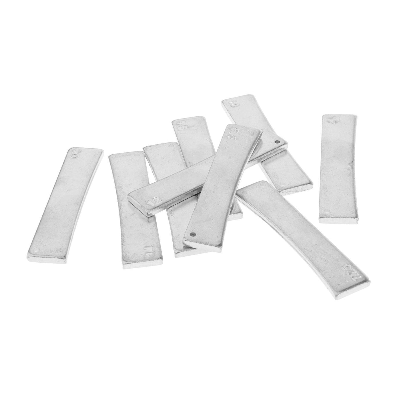 9x Brass Guitar 7.25/9.5/10/12/14/15/16/17/20 Fret Press Caul Insert Silver