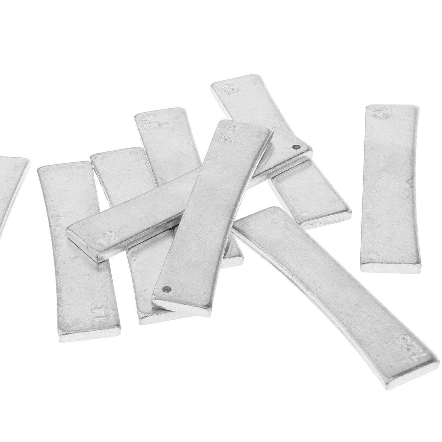 9x Brass Guitar 7.25/9.5/10/12/14/15/16/17/20 Fret Press Caul Insert Silver