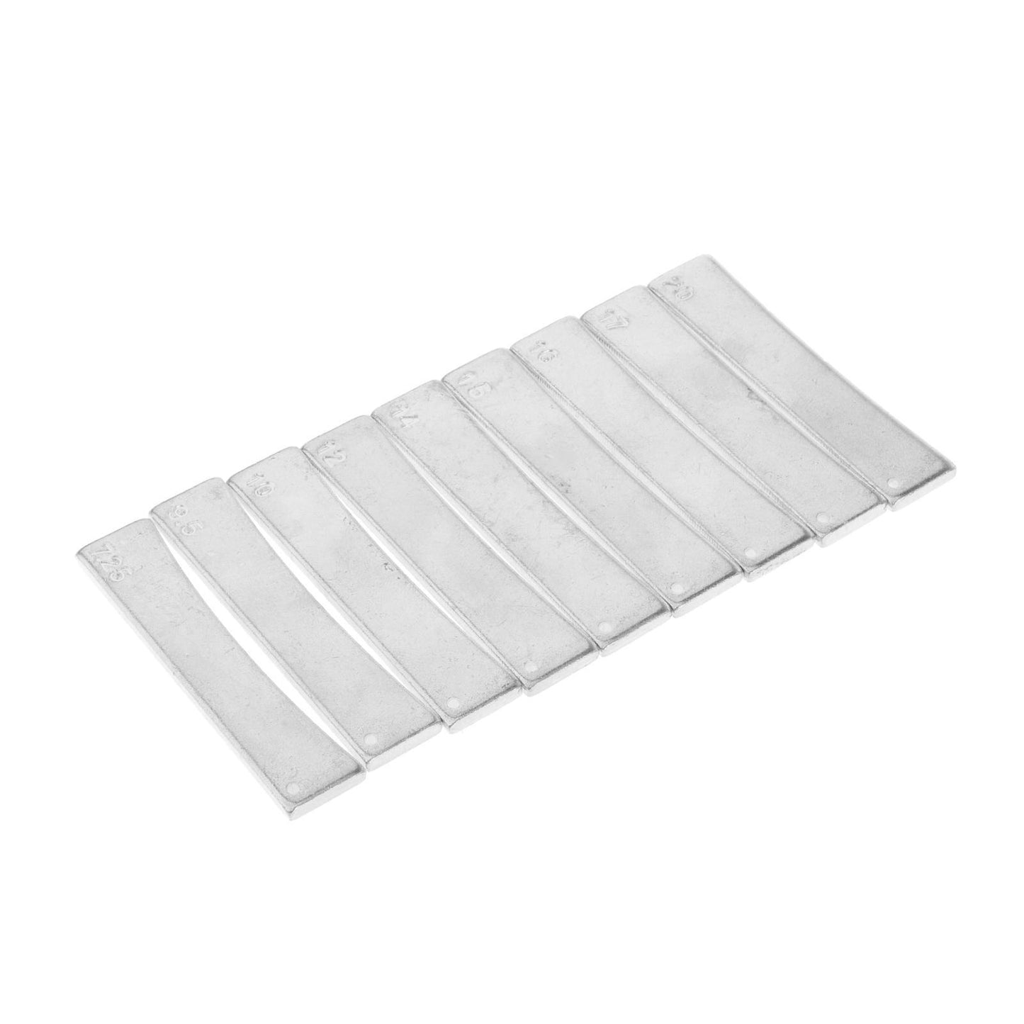 9x Brass Guitar 7.25/9.5/10/12/14/15/16/17/20 Fret Press Caul Insert Silver