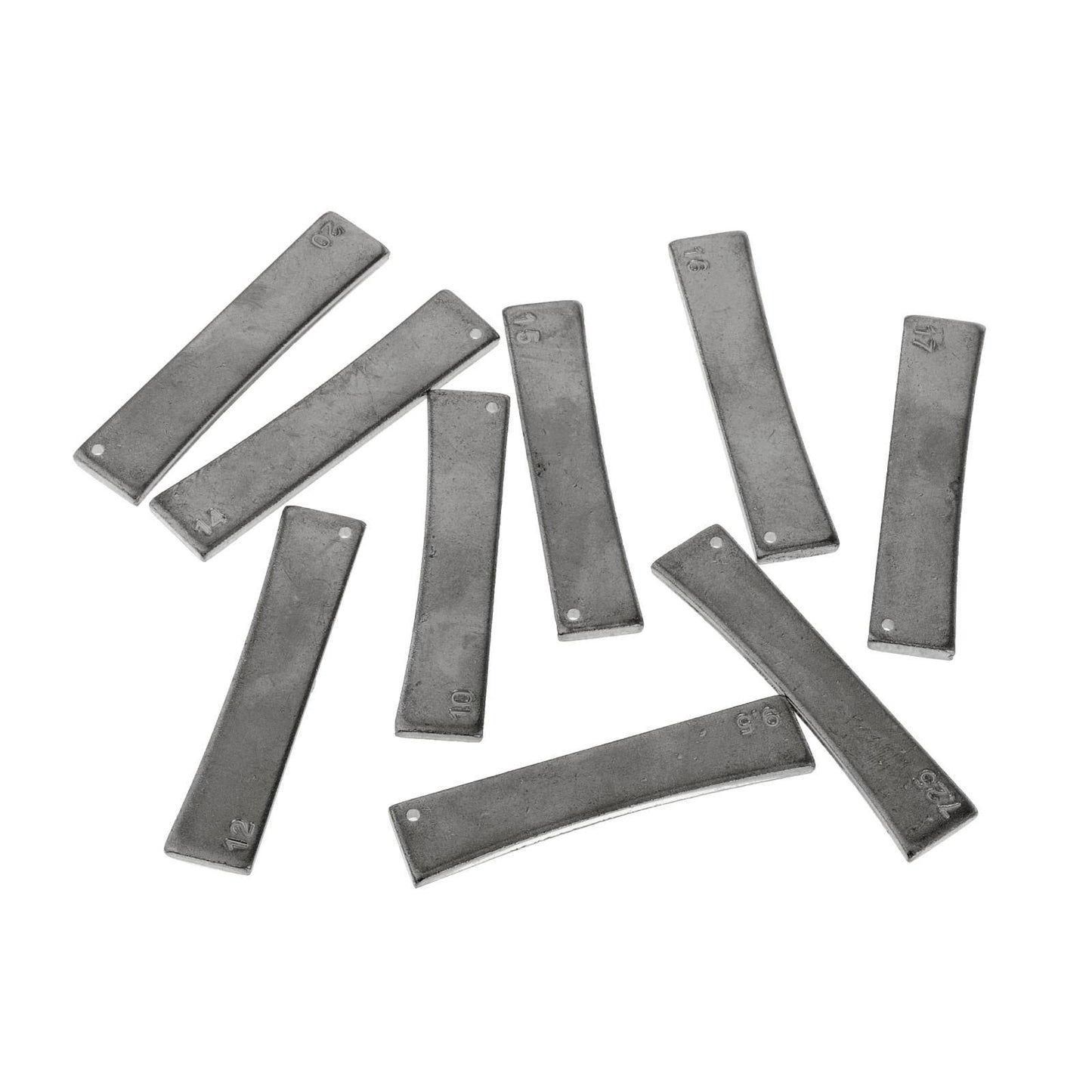 9x Brass Guitar 7.25/9.5/10/12/14/15/16/17/20 Fret Press Caul Insert Black