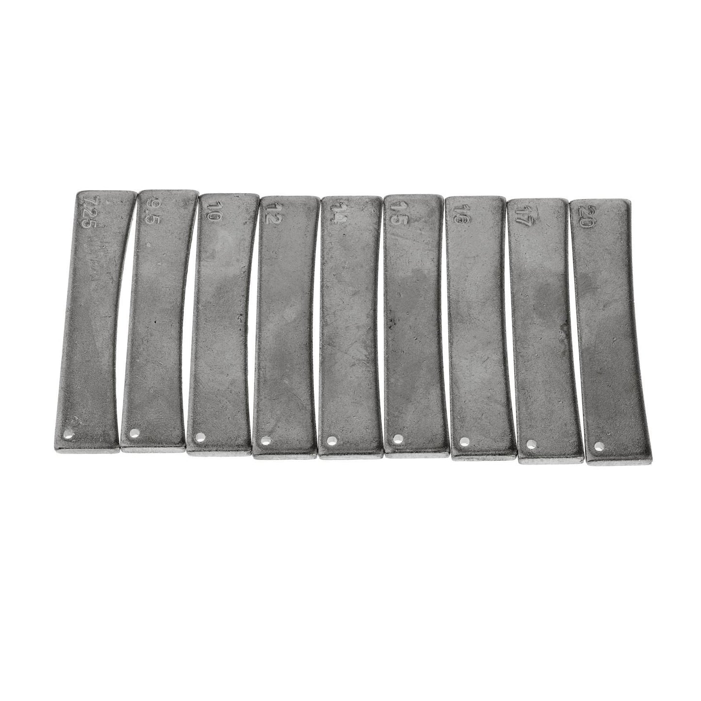 9x Brass Guitar 7.25/9.5/10/12/14/15/16/17/20 Fret Press Caul Insert Black