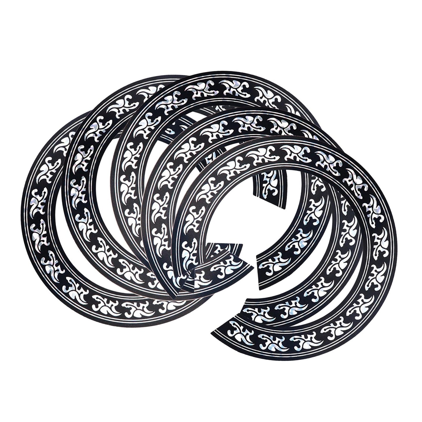 5/Set Soundhole Rosette Decal Sticker for 39'' inch Classic Guitar DIY Parts