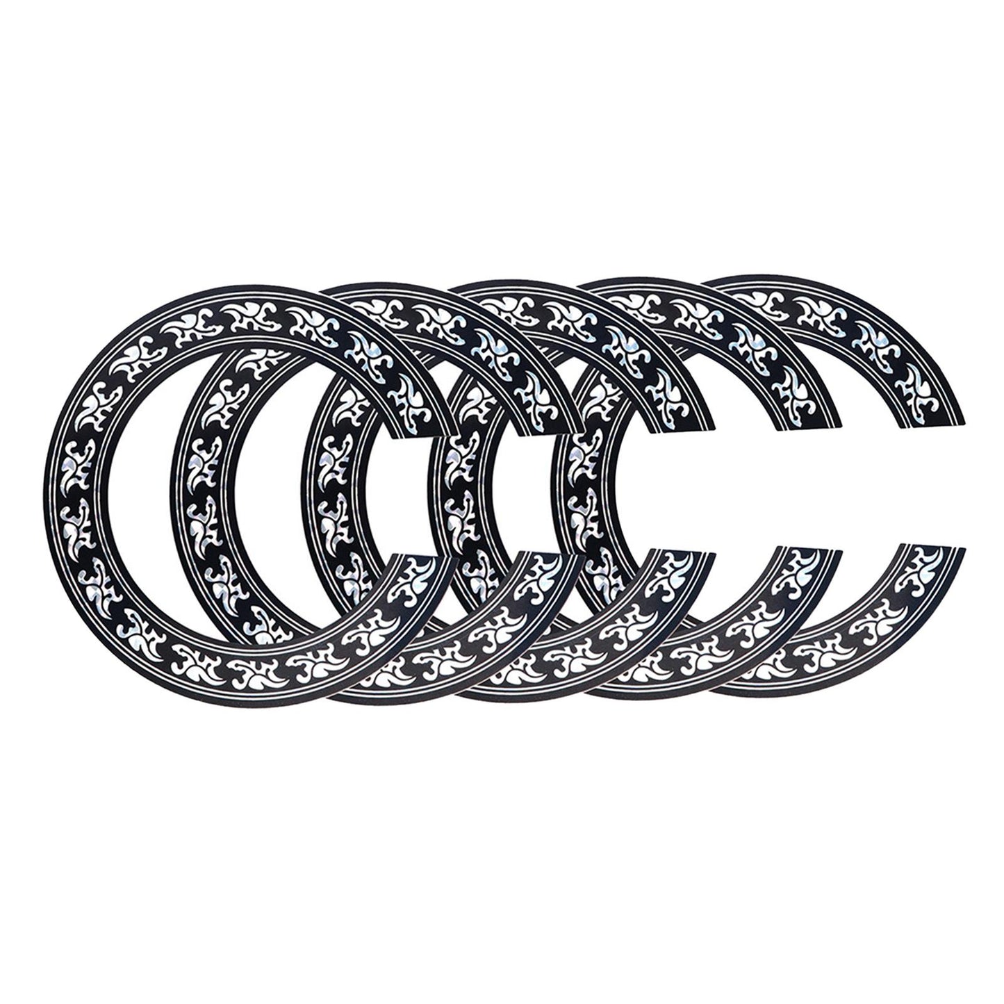 5/Set Soundhole Rosette Decal Sticker for 39'' inch Classic Guitar DIY Parts