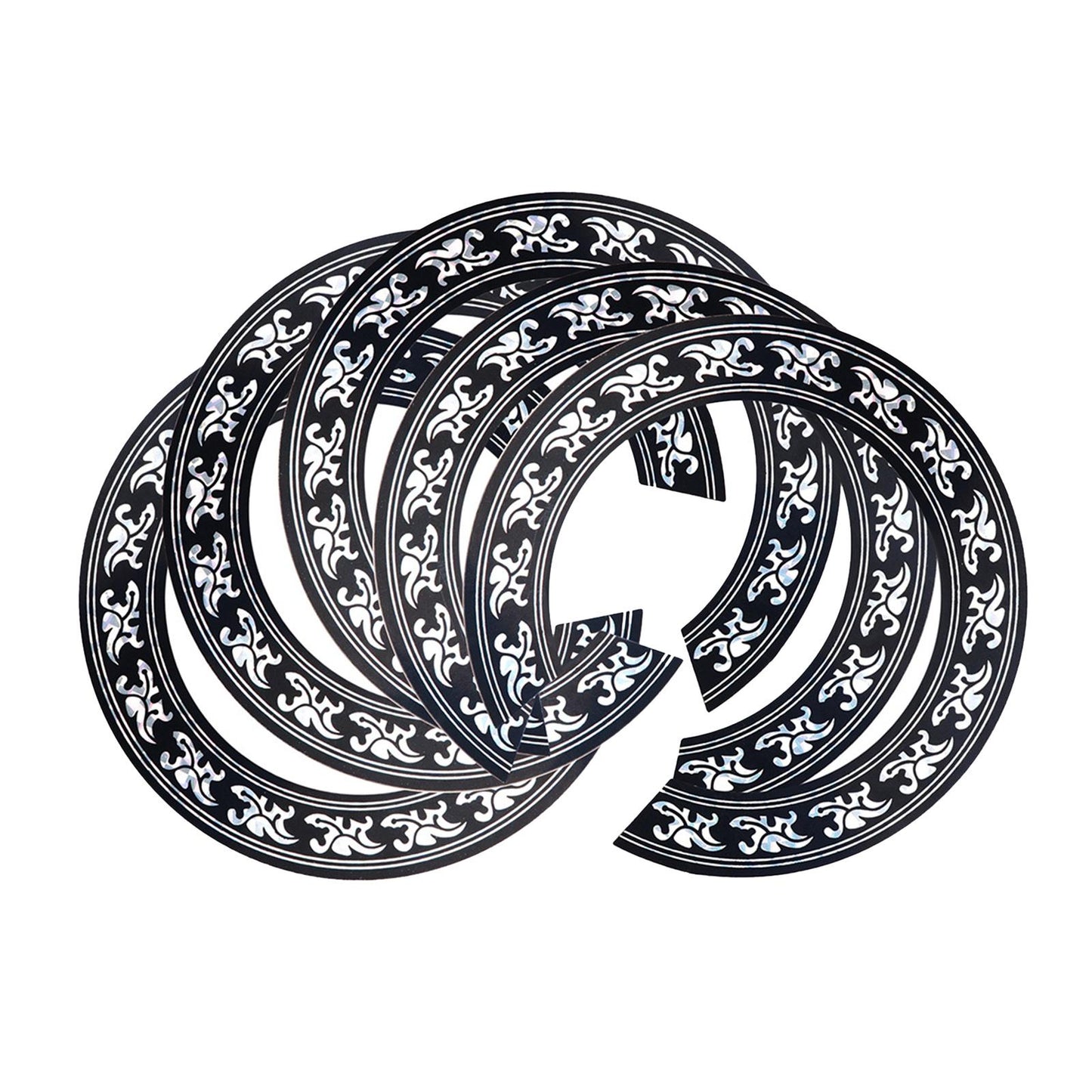 5/Set Soundhole Rosette Decal Sticker for 39'' inch Classic Guitar DIY Parts