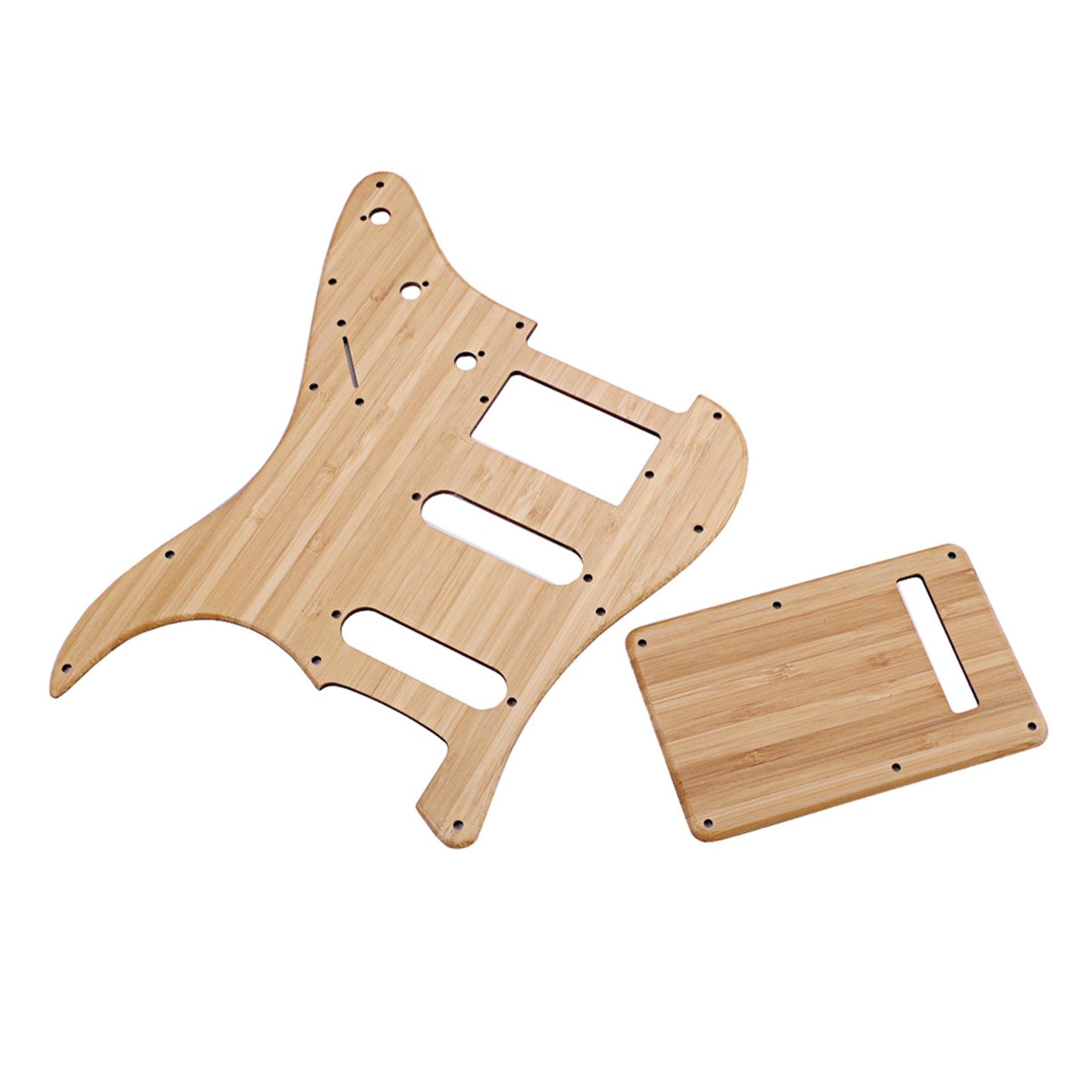 Guitar Pickguard Scratch Plate 17 Hole SSS Pickups for ST Style Guitar