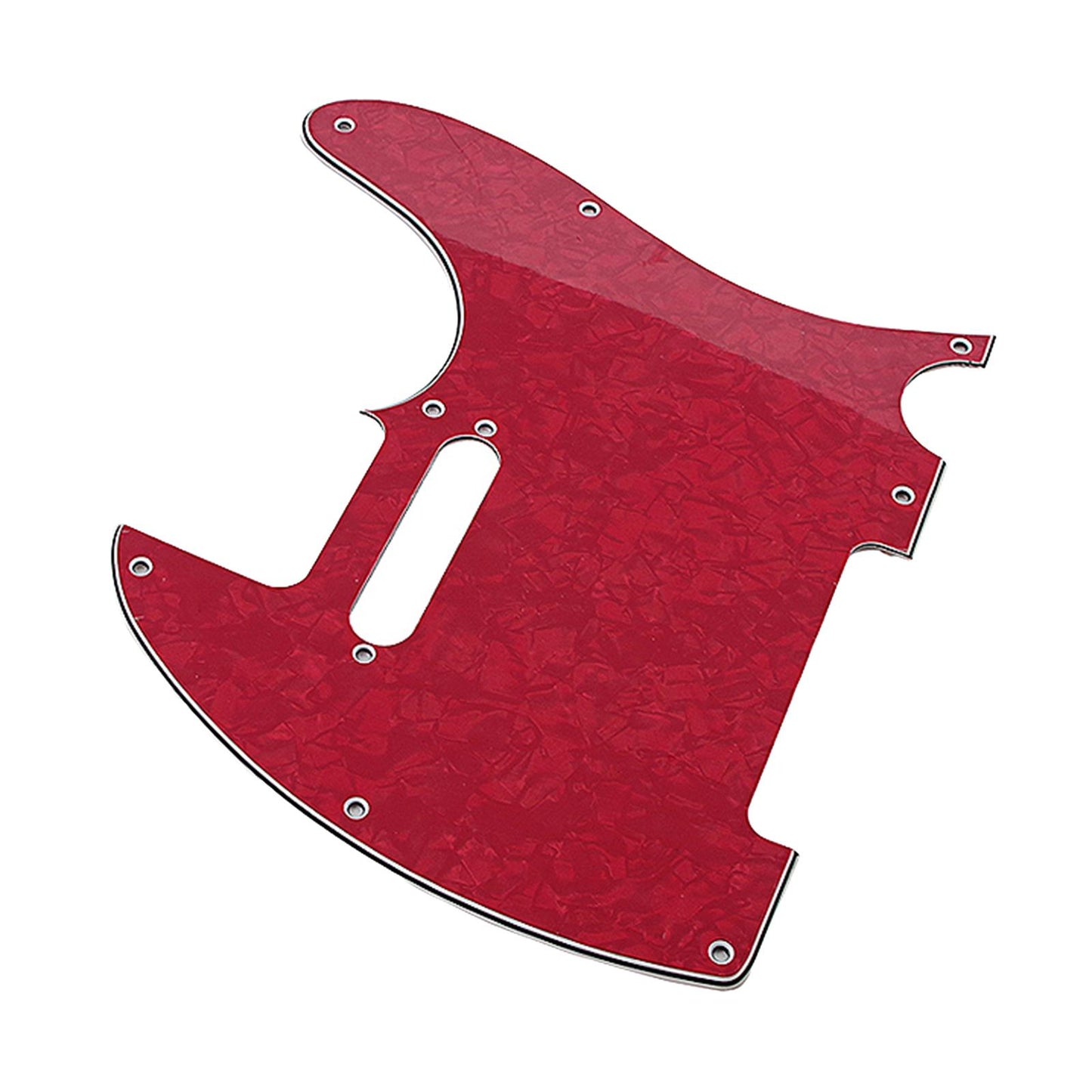 10-Hole Guitar Prewired Pickguard Electric Guitar Accessories Luthier Red