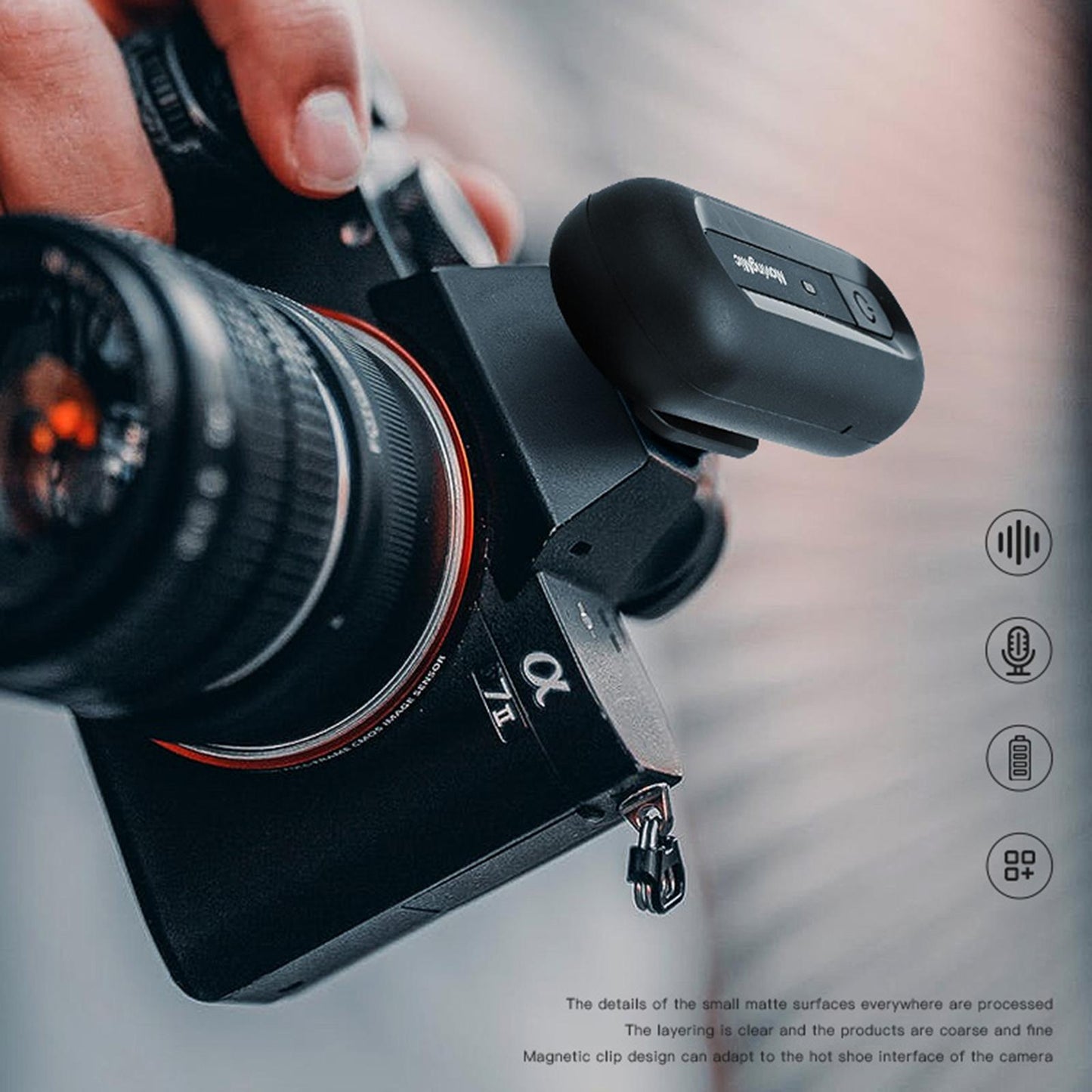 UHF Wireless Lapel Microphone System Lapel Microphones for Video Interview