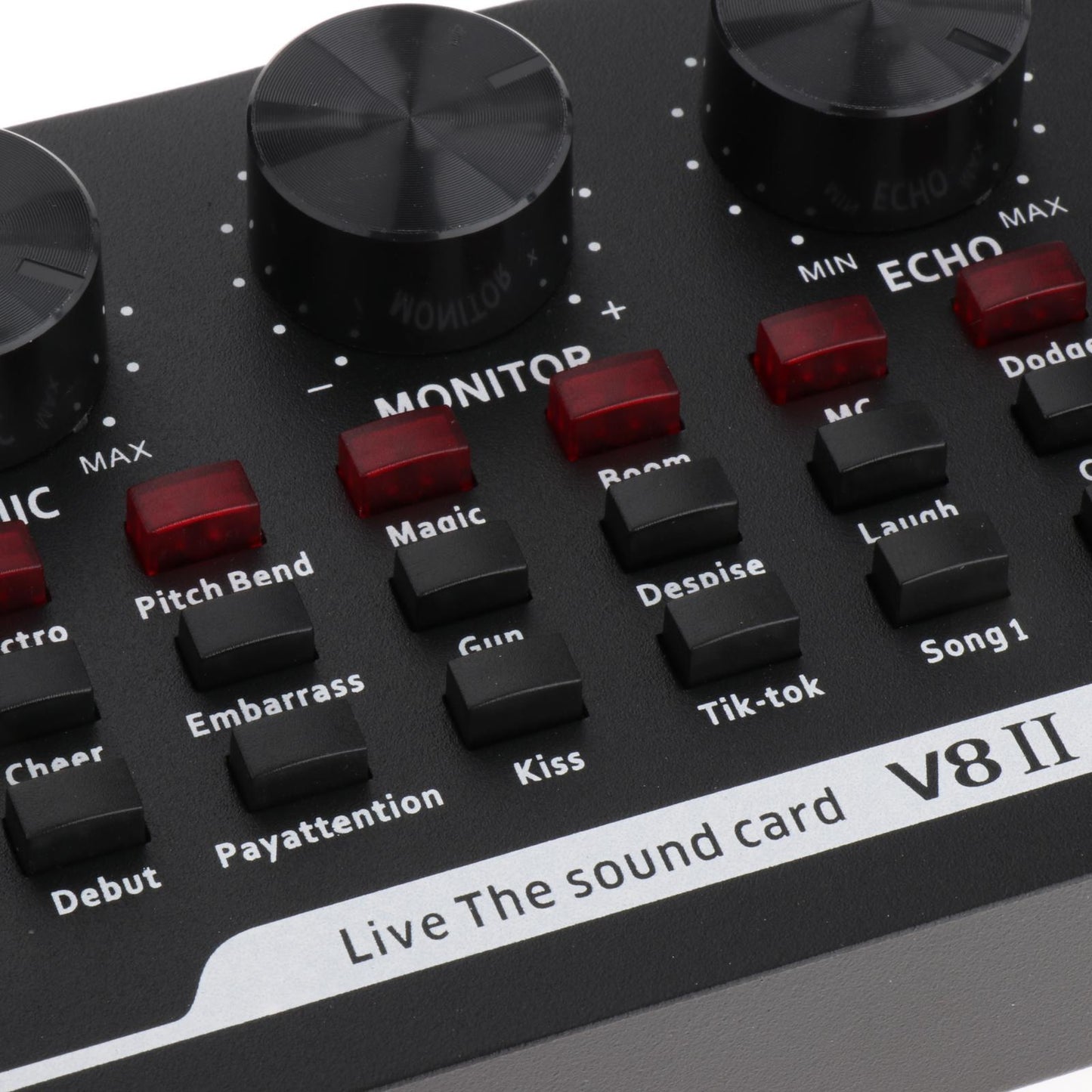 Mini USB Live Sound Card Audio Mixer for Laptop Microphone Network Singing