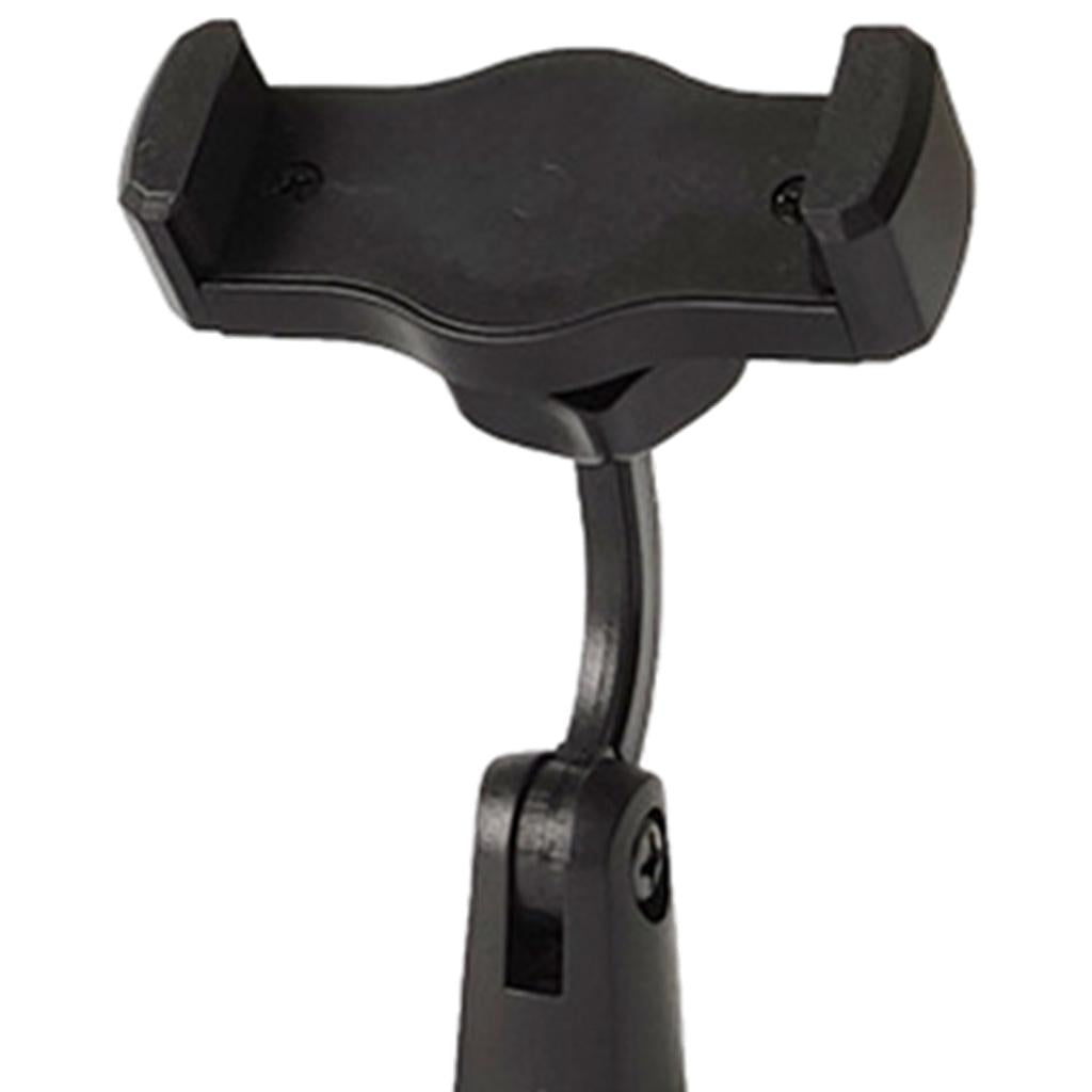 Mic Stand Desktop Tripod with Mic Clip Universal Portable for Lectures Live with phone stand