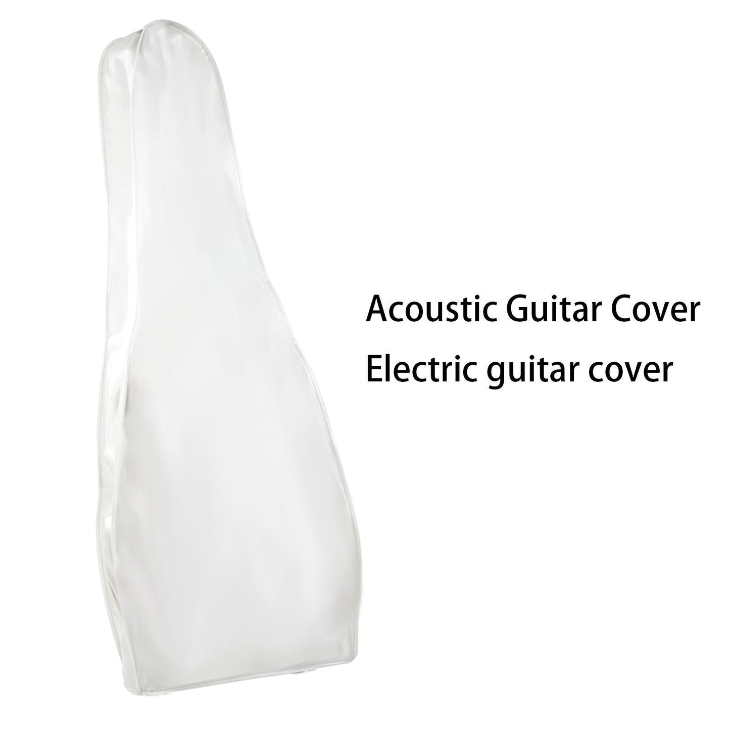 Visible Translucent Guitar Cover Matte Dust-proof Bag Against Dust Washable Acoustic