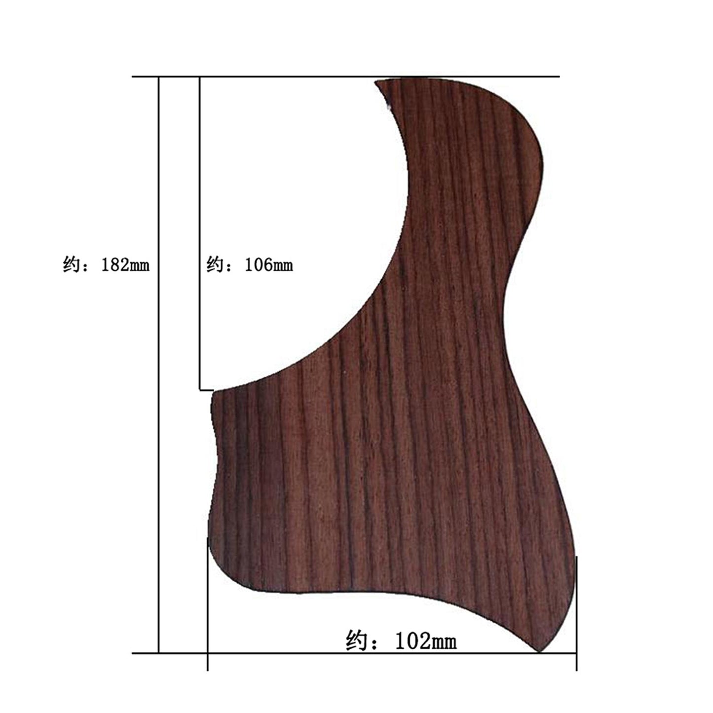 Acoustic Folk Guitar Pickguard Self-Adhesive Scratch Plate Guard Plate right bird