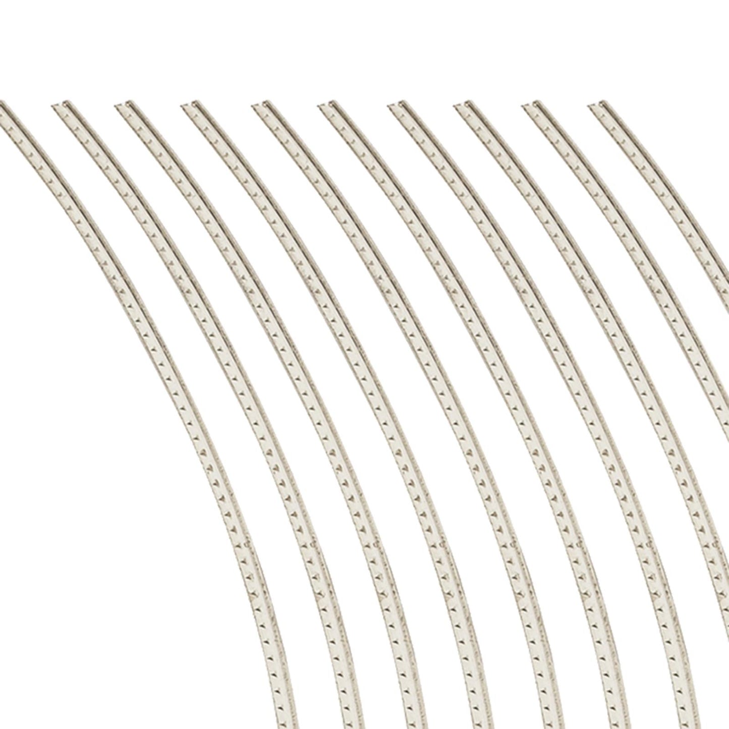 10 Pieces Guitar Fret Wire 200mm for 8'' Acoustic Guitar Bass Supplies 1.8mm