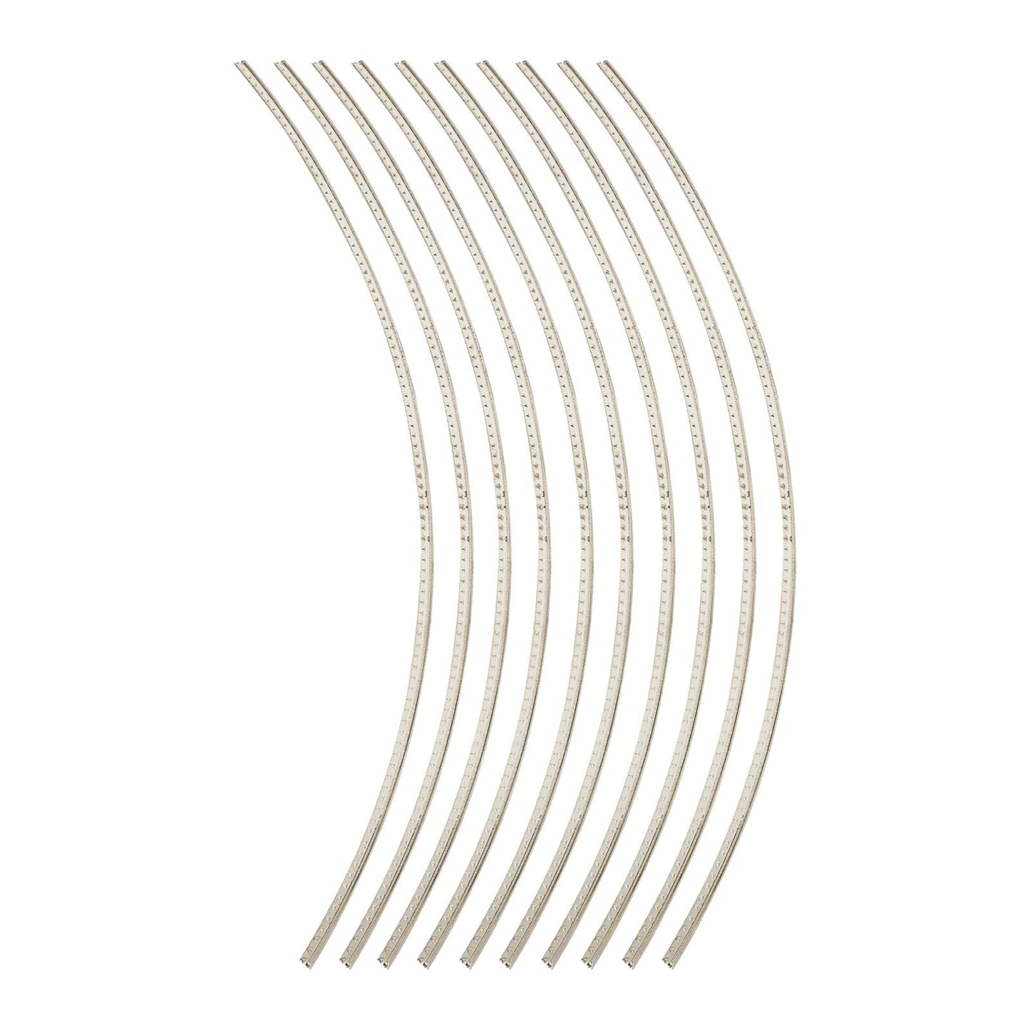 10 Pieces Guitar Fret Wire 200mm for 8'' Acoustic Guitar Bass Supplies 2.0mm