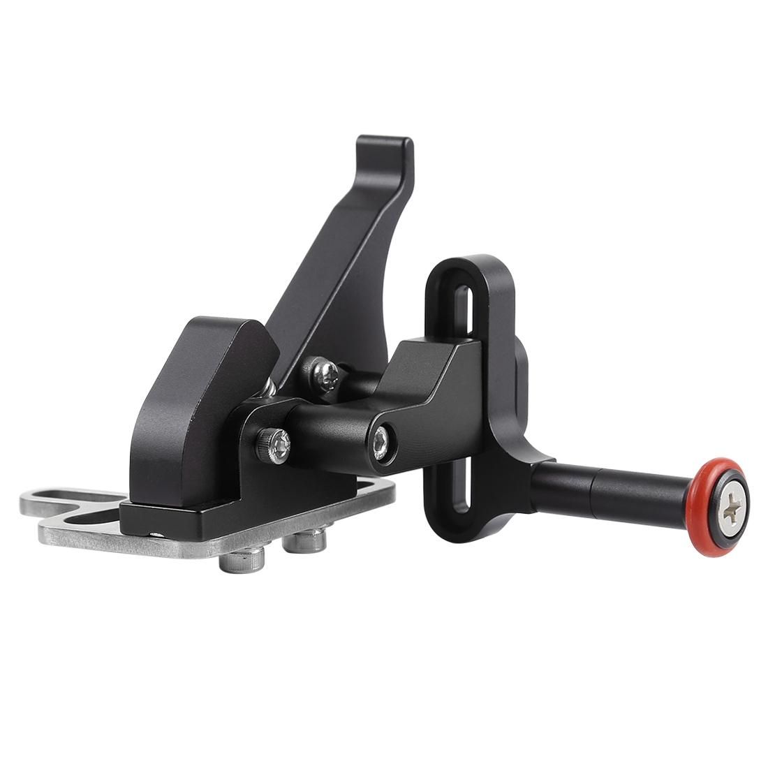 PULUZ Shutter Release Trigger Extension Adapter Lever Mount for Underwater Arm System (Black Red)