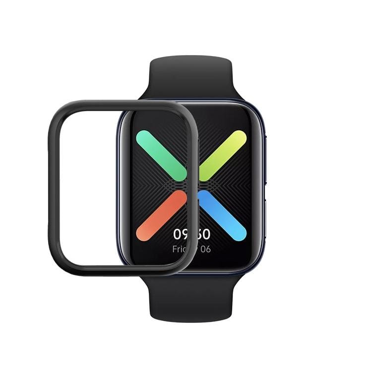 For OPPO Watch 46mm Smart Watch TPU Protective Case, Color:Black