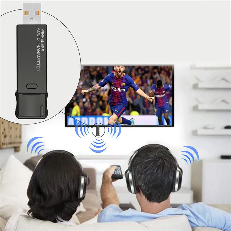 BT-501 USB Bluetooth 5.3 Transmitter Wireless Speaker Headset Audio Connection Adapter