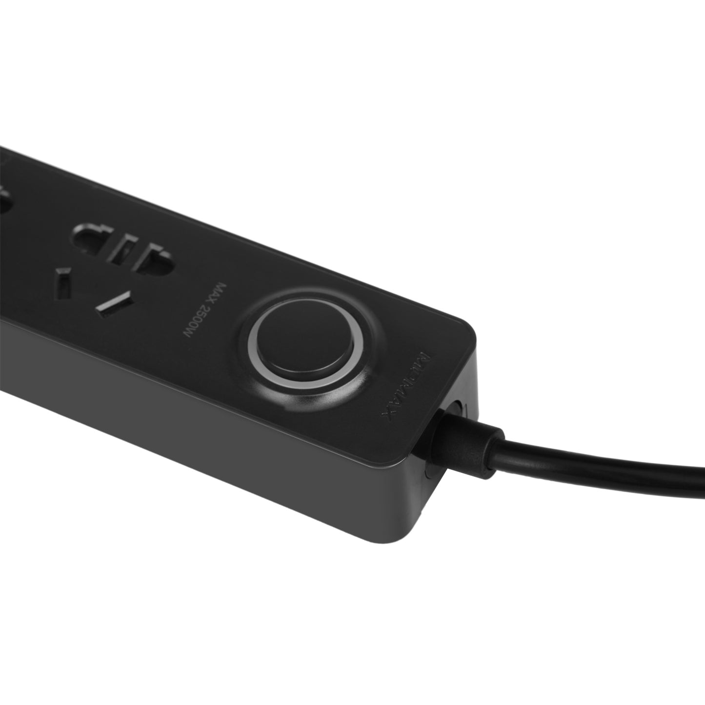 MOMAX 1-Plug 2500W 3 Ground AU Outlets + 3 USB Ports Power Strip with 1.8m Cable - Black / AU Plug