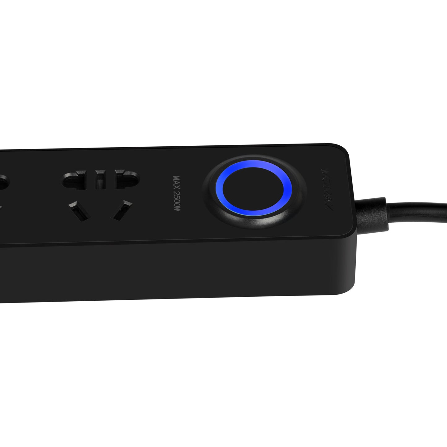 MOMAX 1-Plug 2500W 3 Ground AU Outlets + 3 USB Ports Power Strip with 1.8m Cable - Black / AU Plug