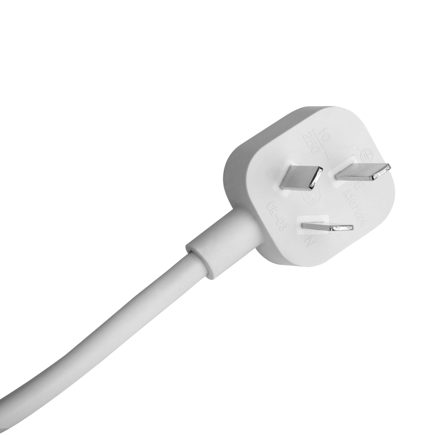 MOMAX 1-Plug 1.8m 2500W 3 AC Sockets Smart Power Strip with 3 USB Ports - White / AU Plug