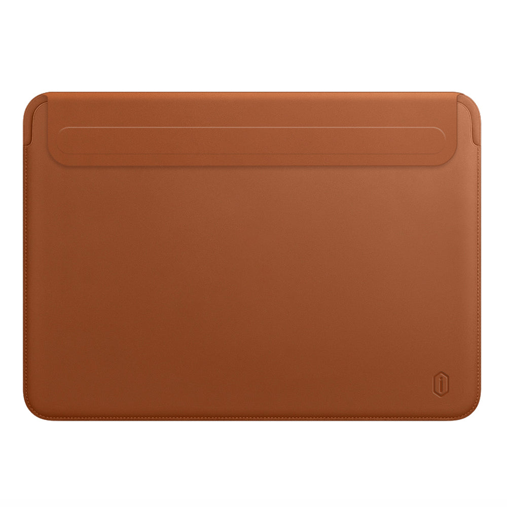 Wiwu Skinpro 2nd Generation Ultra-thin PU Leather Laptop Sleeve Bag for MacBook Pro 13.3inch 2016/2017/2018/2019/2020/M1 - Brown