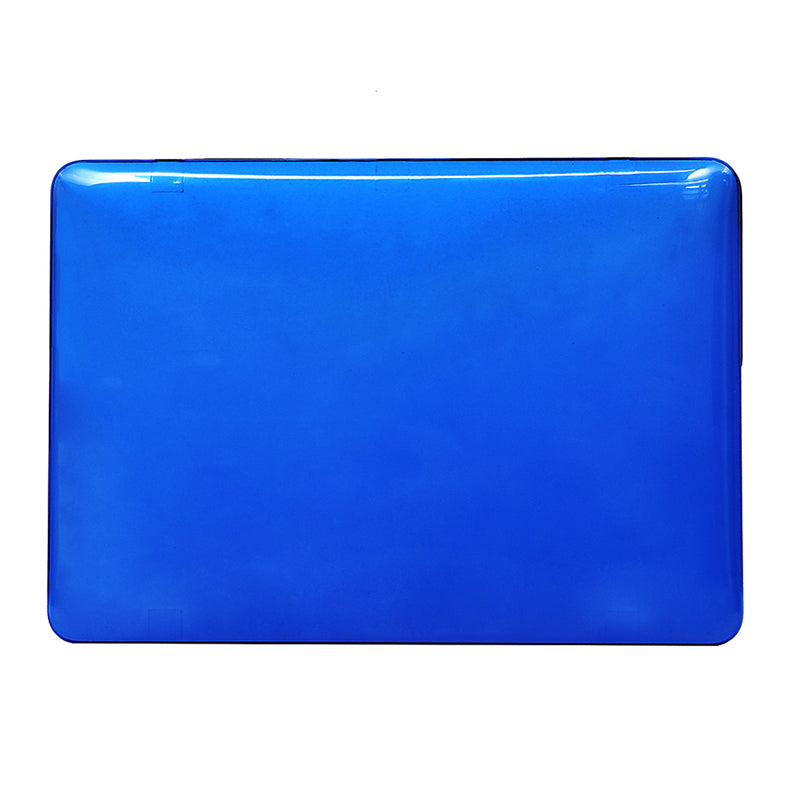 Front and Back See-through Shock Absorption Hard PC Shell Case for MacBook Pro 16 inch (2019) - Dark Blue