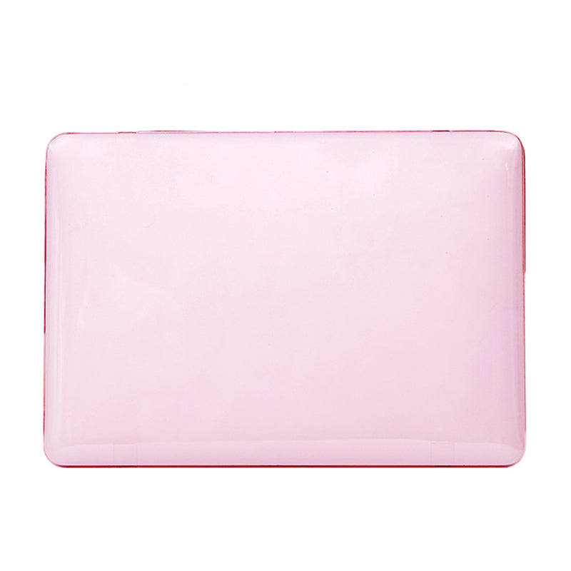 Front and Back See-through Shock Absorption Hard PC Shell Case for MacBook Pro 16 inch (2019) - Pink