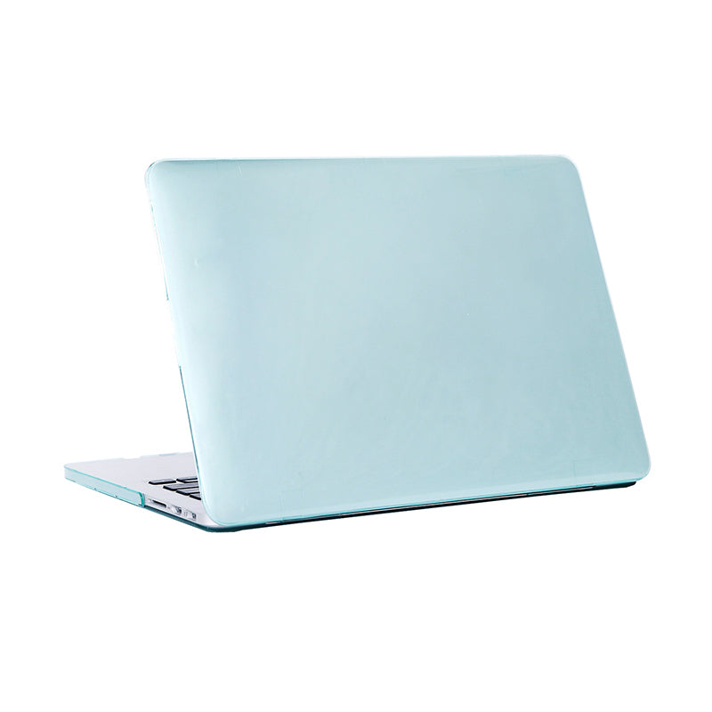 Front and Back See-through Shock Absorption Hard PC Shell Case for MacBook Pro 16 inch (2019) - Green