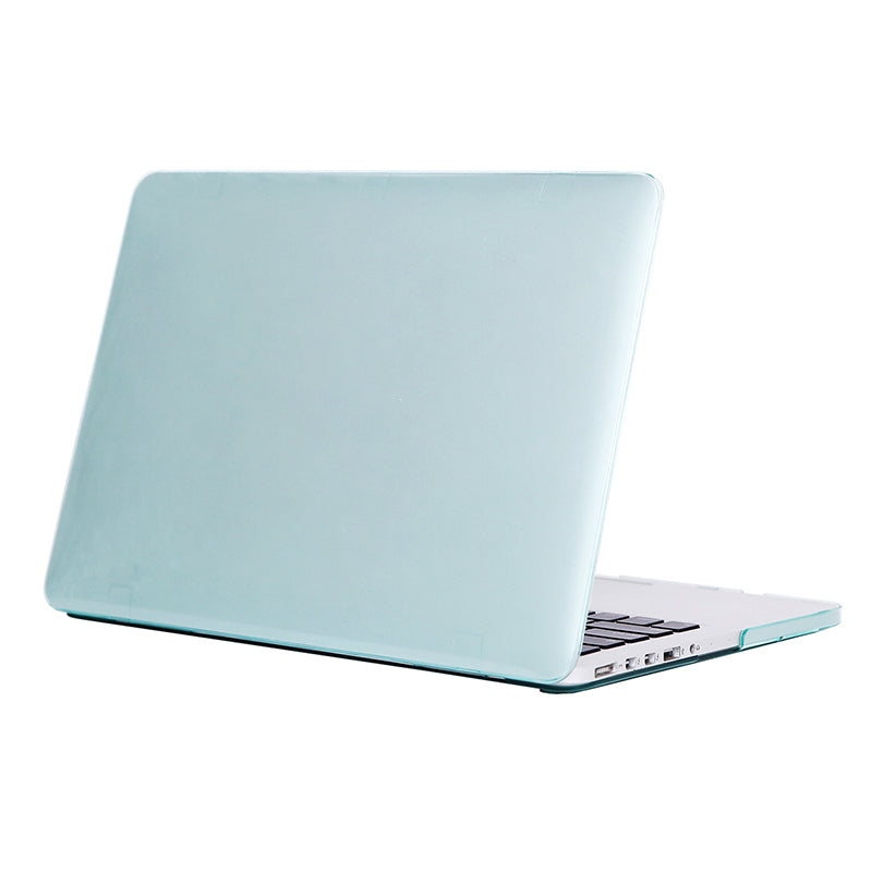 Front and Back See-through Shock Absorption Hard PC Shell Case for MacBook Pro 16 inch (2019) - Green
