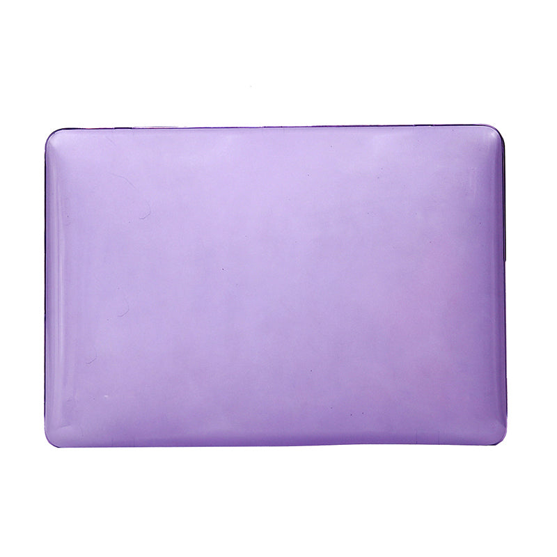 Front and Back See-through Shock Absorption Hard PC Shell Case for MacBook Pro 16 inch (2019) - Purple