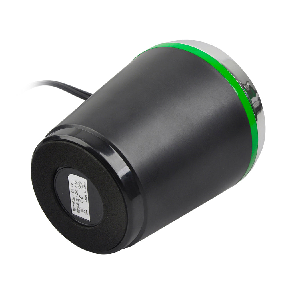 A23 Multi-functional Cigarette Lighter Bluetooth FM Transmitter Dual USB Car Charger Car Kit - Green