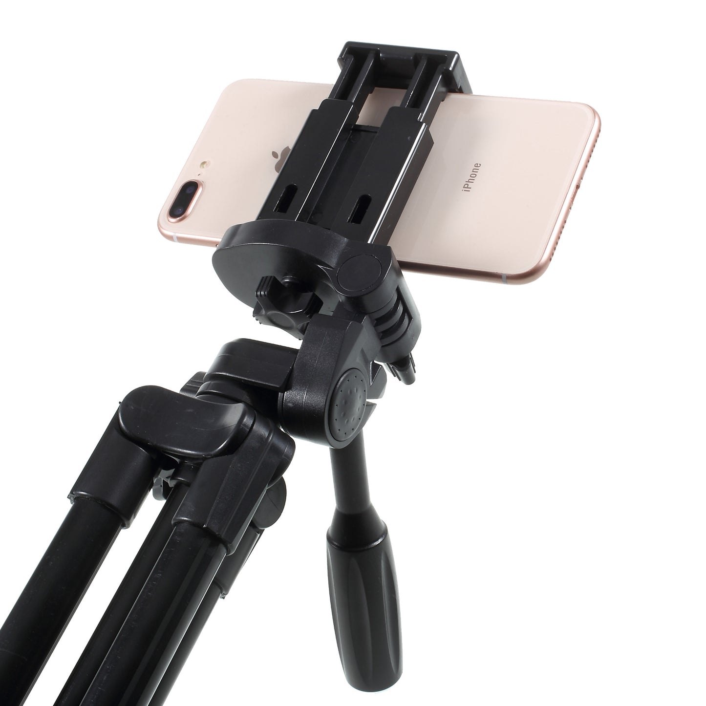 Camera & Mobile Phone Extendable Tripod with Universal Smartphone Holder Mount