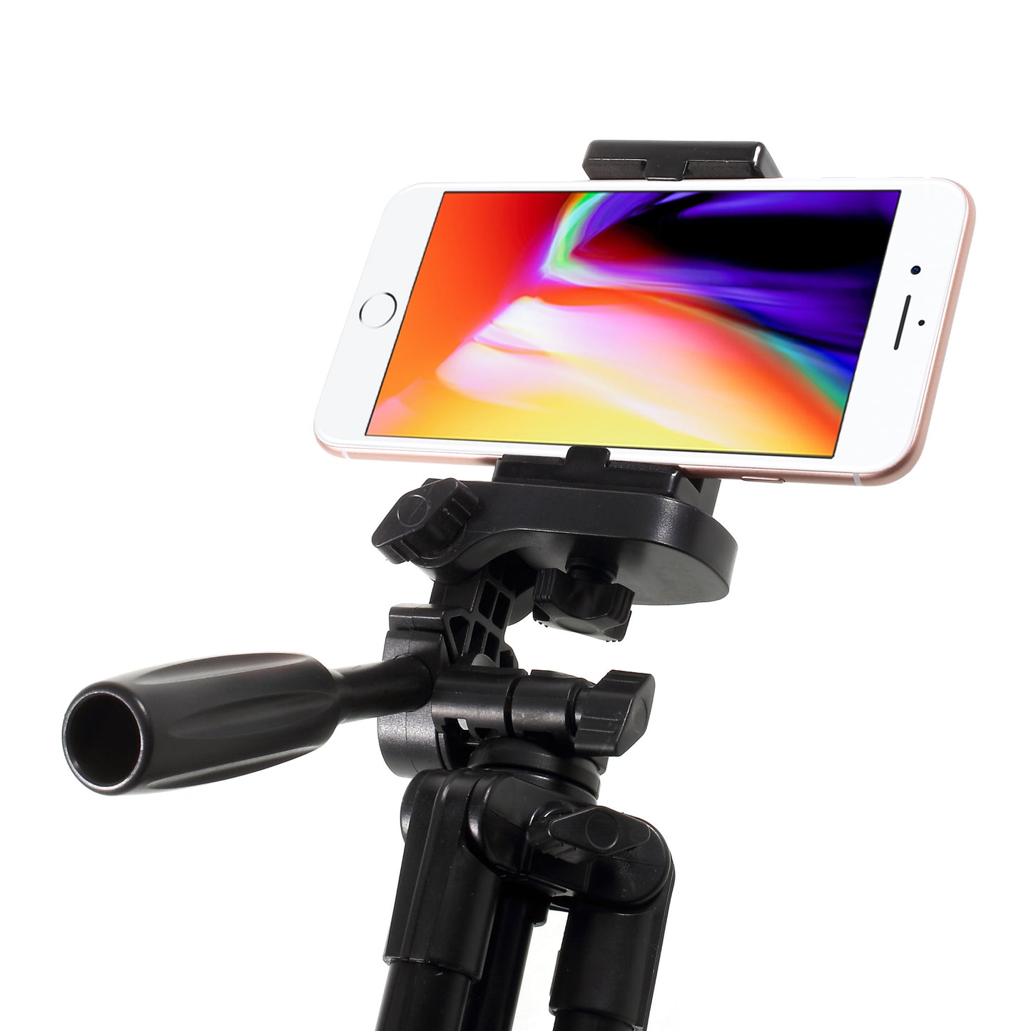 Camera & Mobile Phone Extendable Tripod with Universal Smartphone Holder Mount