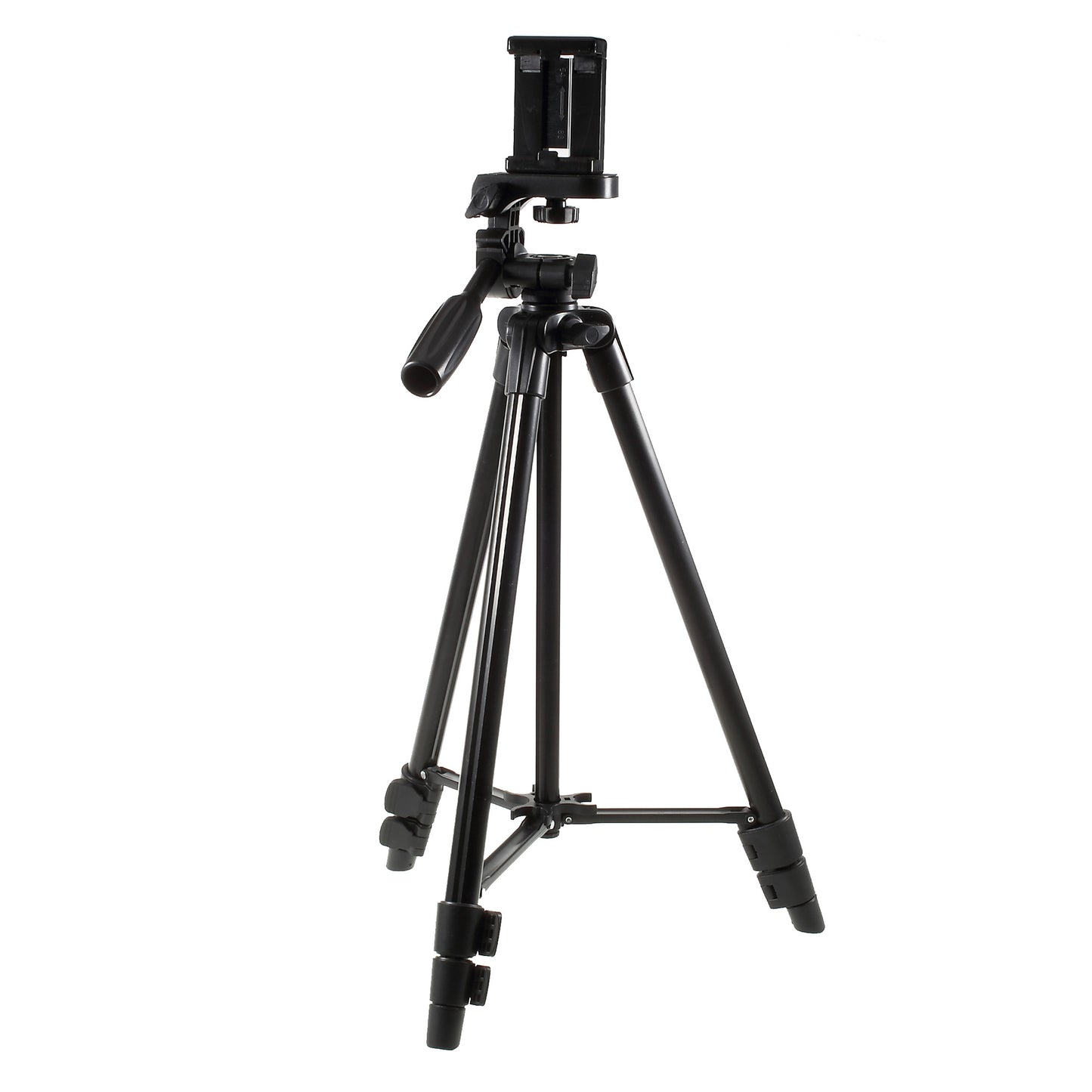 Camera & Mobile Phone Extendable Tripod with Universal Smartphone Holder Mount