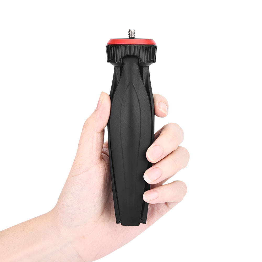 LDX-288 1/4" Screw Mini Tripod Stand Adjustable Height for Selfie Stick Monopod Stabilizer