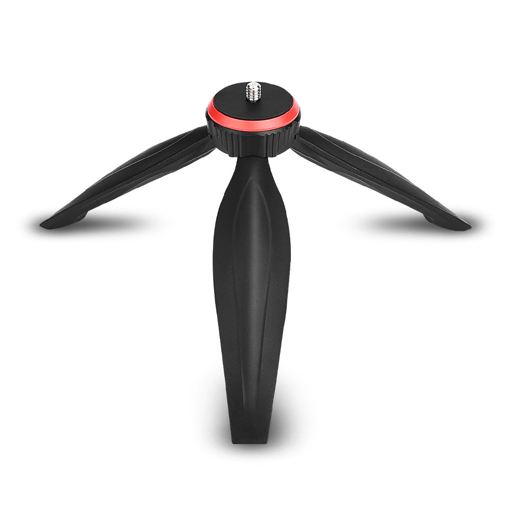 LDX-288 1/4" Screw Mini Tripod Stand Adjustable Height for Selfie Stick Monopod Stabilizer