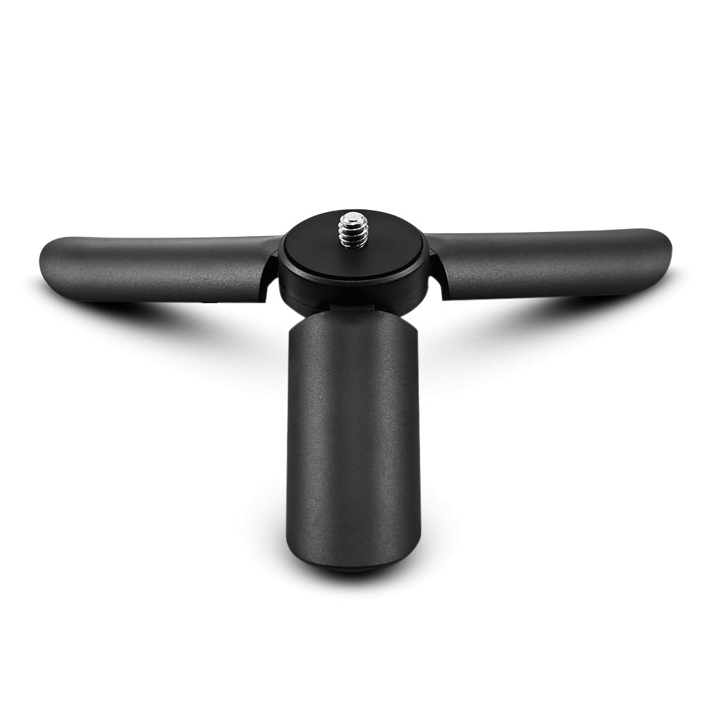 LDX-128 Mini Tripod Stand Selfie Stick Monopod Stabilizer for Gopro Sports Camera - Black