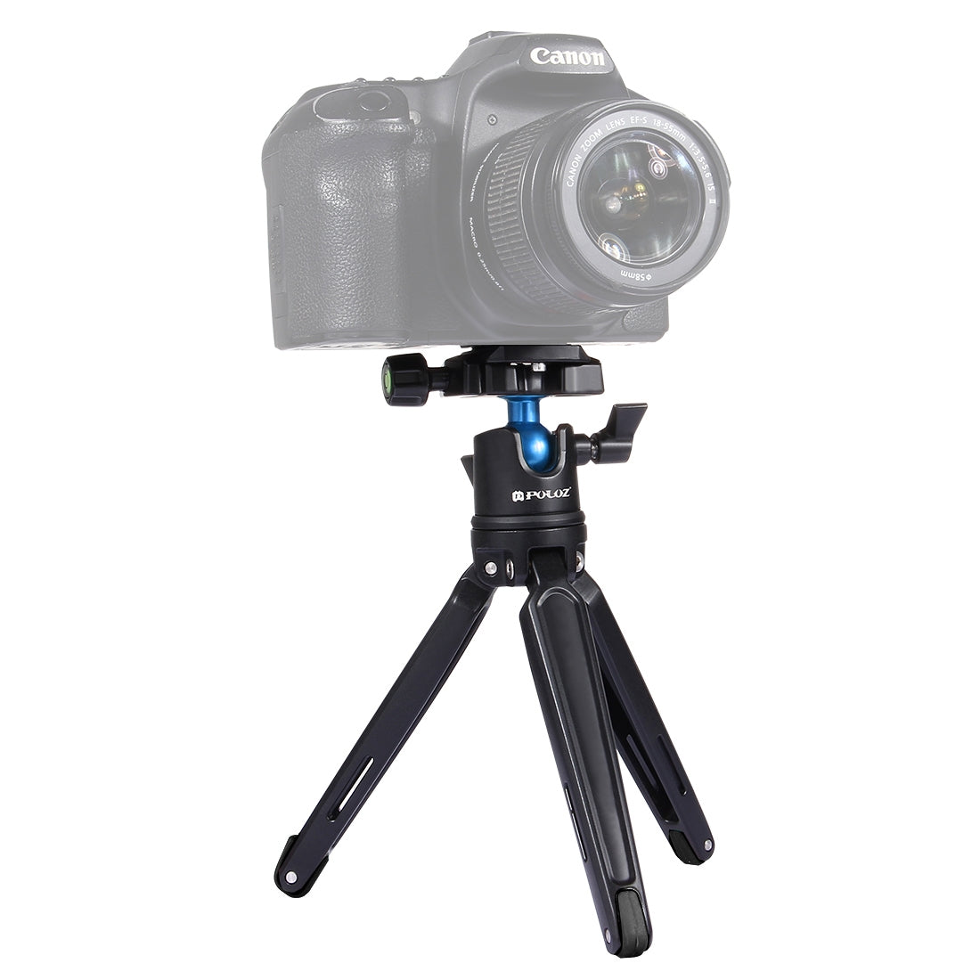 Puluz PU3002 Mini Aluminum Alloy Camera Tripod with Adjustable Leg Height 11~21cm for Sony, Nikon, Canon DSLR Cameras