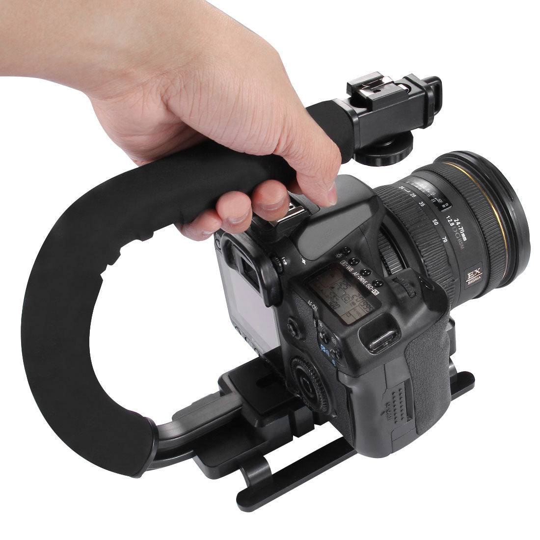 Puluz PU3005 U Shape Stabilizing Handle Bracket for DV Camcorder, DSLR Camera