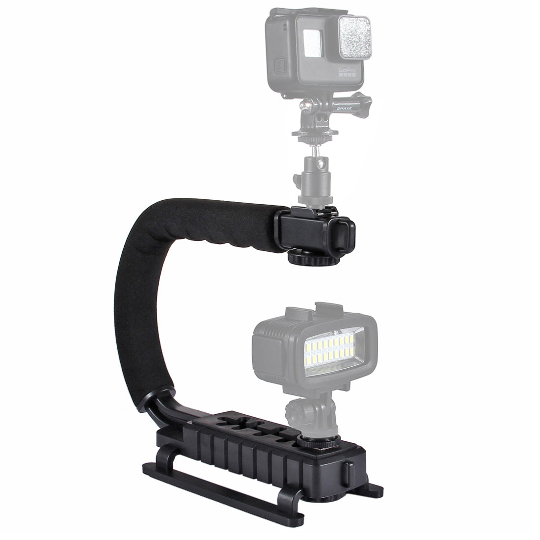 Puluz PU3005 U Shape Stabilizing Handle Bracket for DV Camcorder, DSLR Camera
