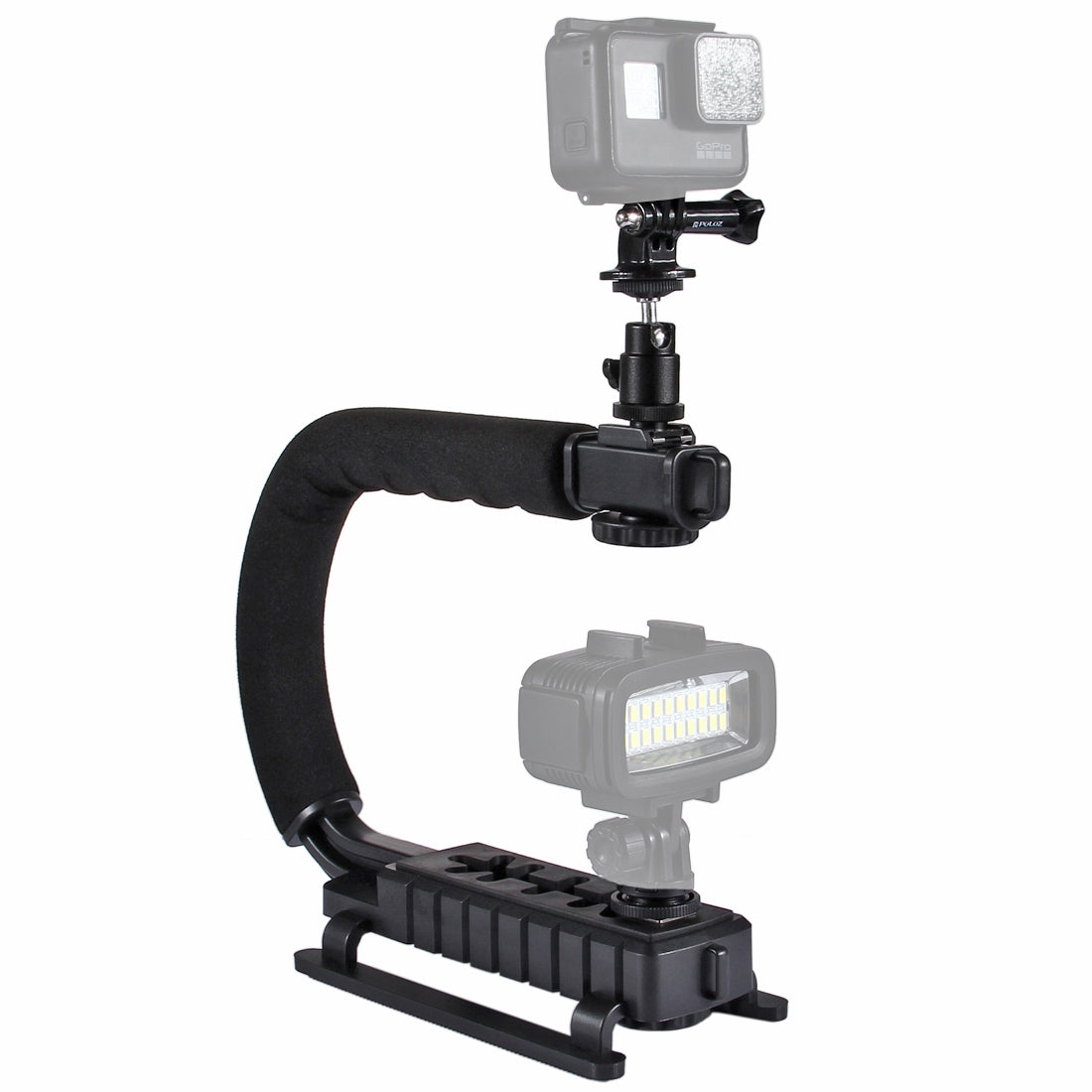 Puluz PU3006 U Shape Stabilizing Handle Bracket for DV Camcorder, DSLR Camera