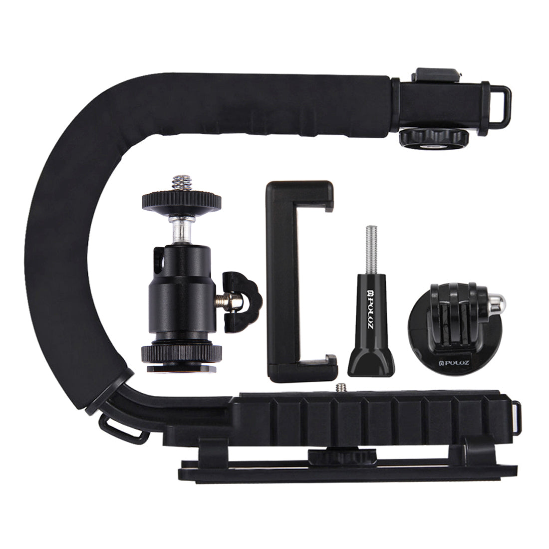 Puluz PU3006 U Shape Stabilizing Handle Bracket for DV Camcorder, DSLR Camera