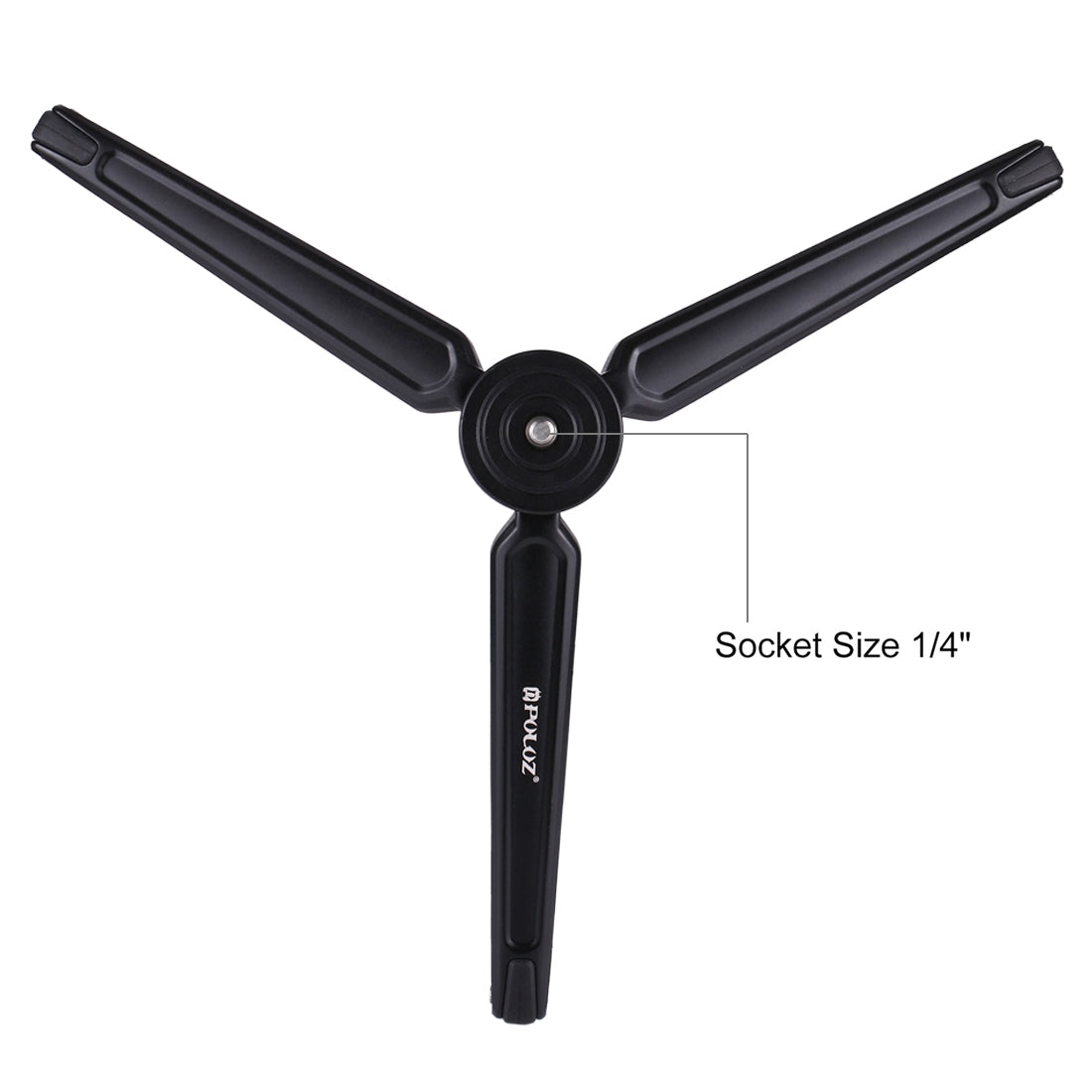 Puluz PU3014 Portable Metal Camera Tripod Holder Stand - Black
