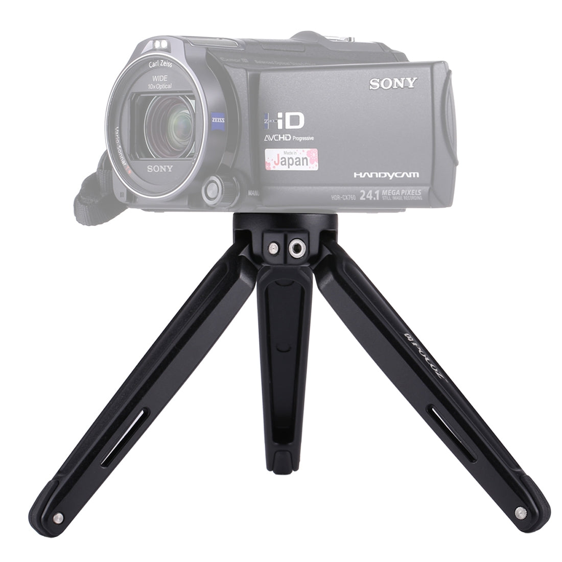 Puluz PU3014 Portable Metal Camera Tripod Holder Stand - Black