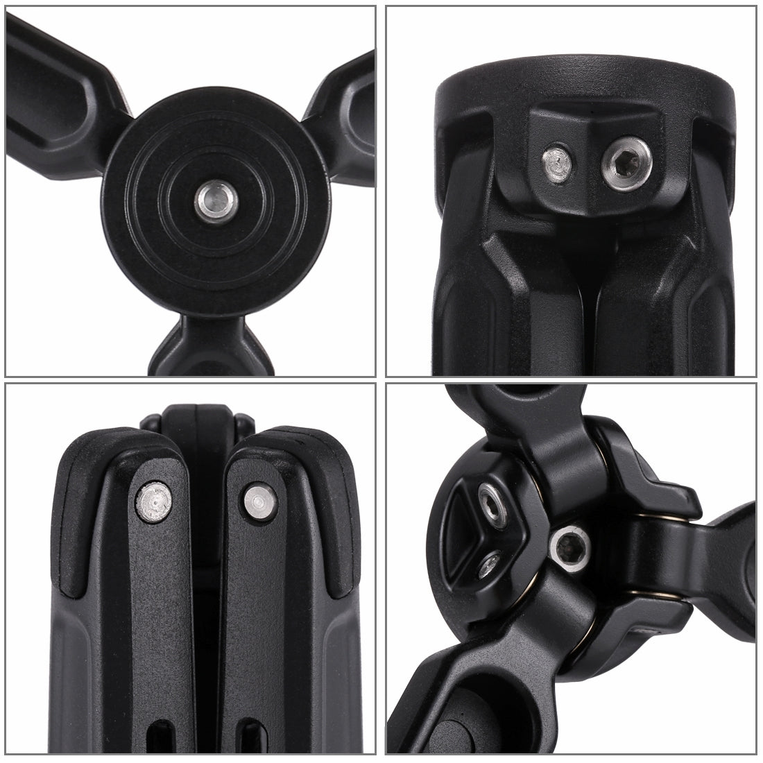 Puluz PU3014 Portable Metal Camera Tripod Holder Stand - Black