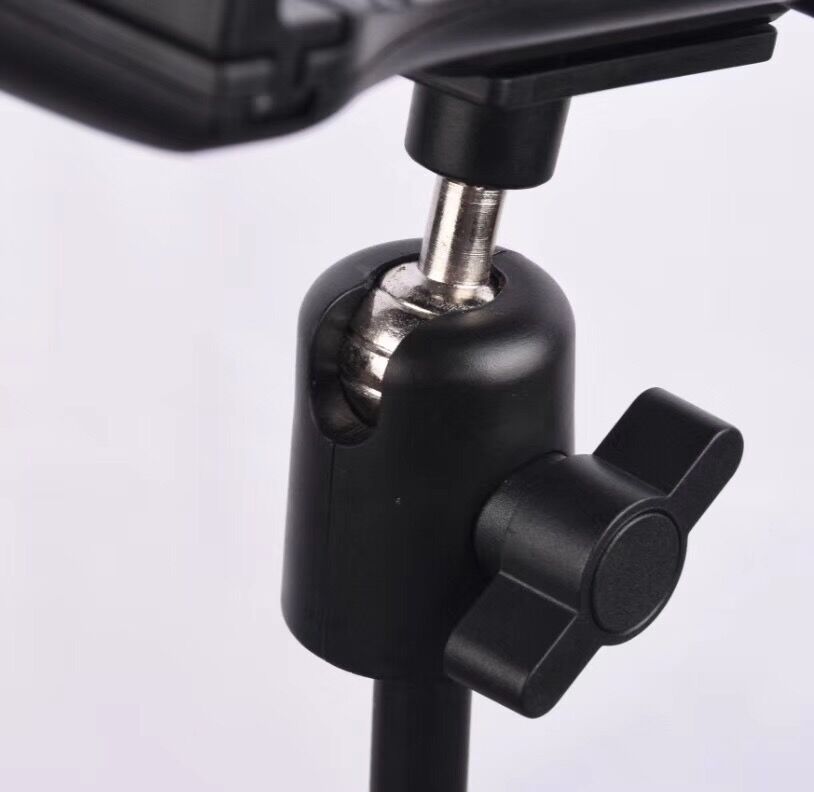 Mobile Phone Live Holder Tripod Selfie Stick Floor Stand for 4-12 inch Smartphone/Tablet/iPad